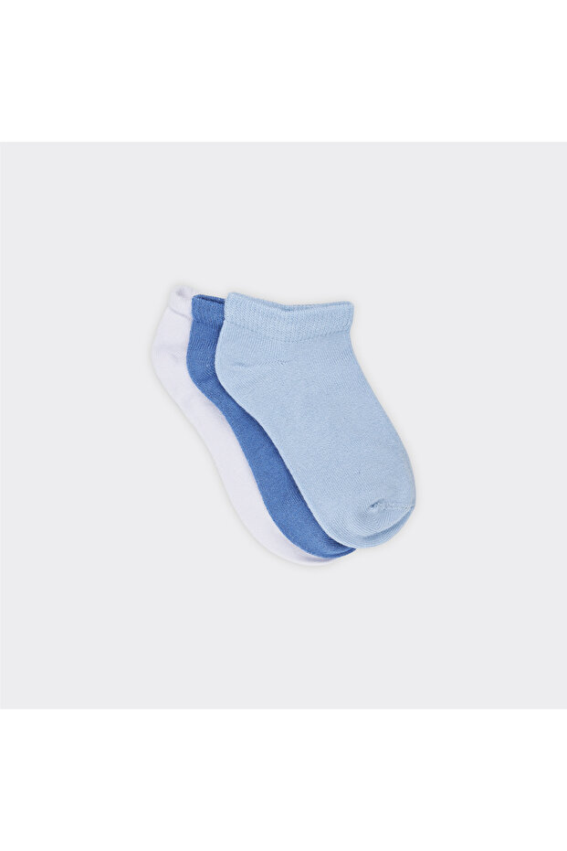 Erkek Çocuk Basic Renkli Patik Çorap Set - 2