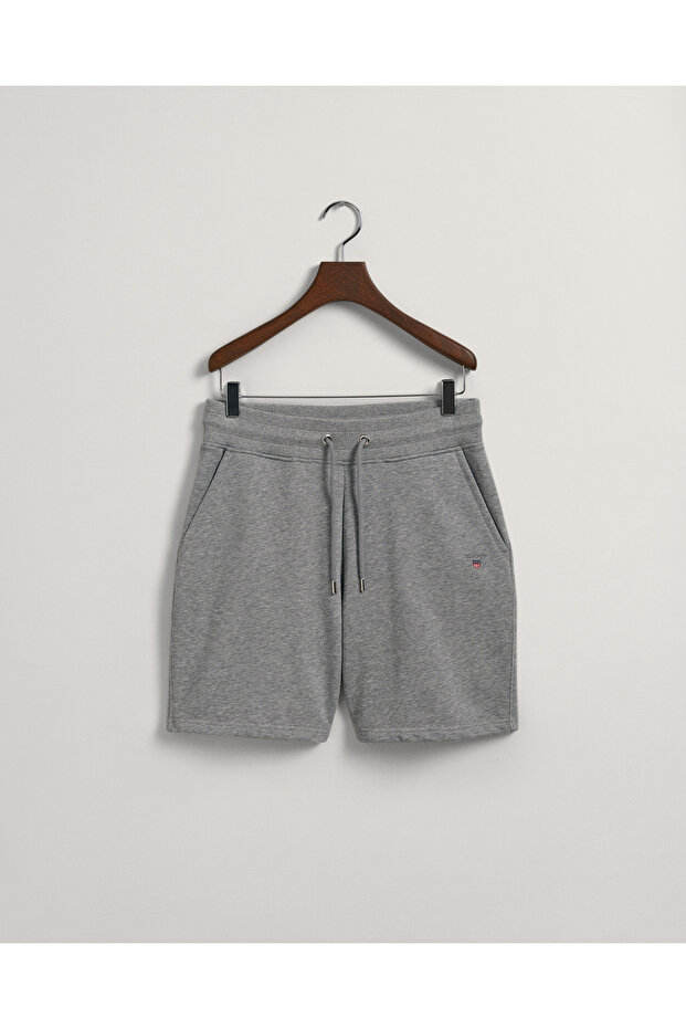 Erkek Gri Regular Fit Şort - 1