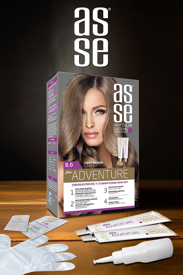 Adventure Set Saç Boyası No:8.0 Açık Kumral - 4