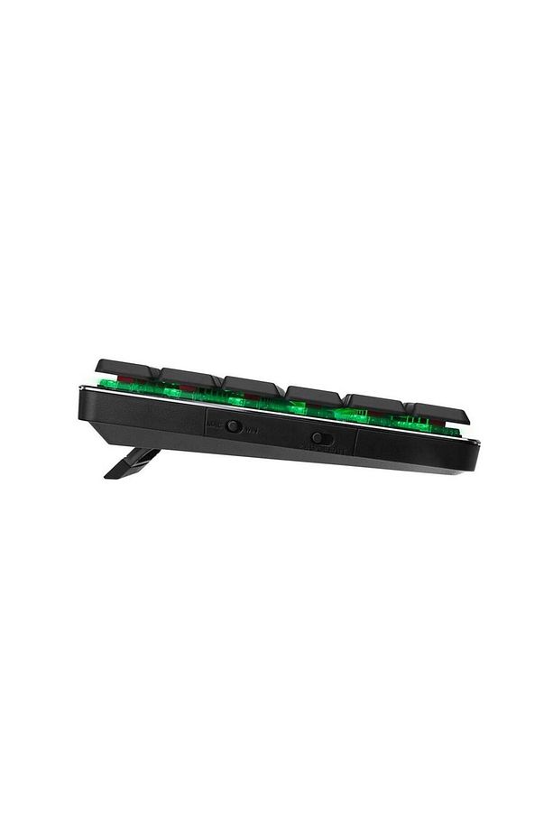 W-GRANITE Siyah/Gri Low Profile Red Switch RGB 2,4 ghz+ BT Mekanik Gaming Klavye - 5