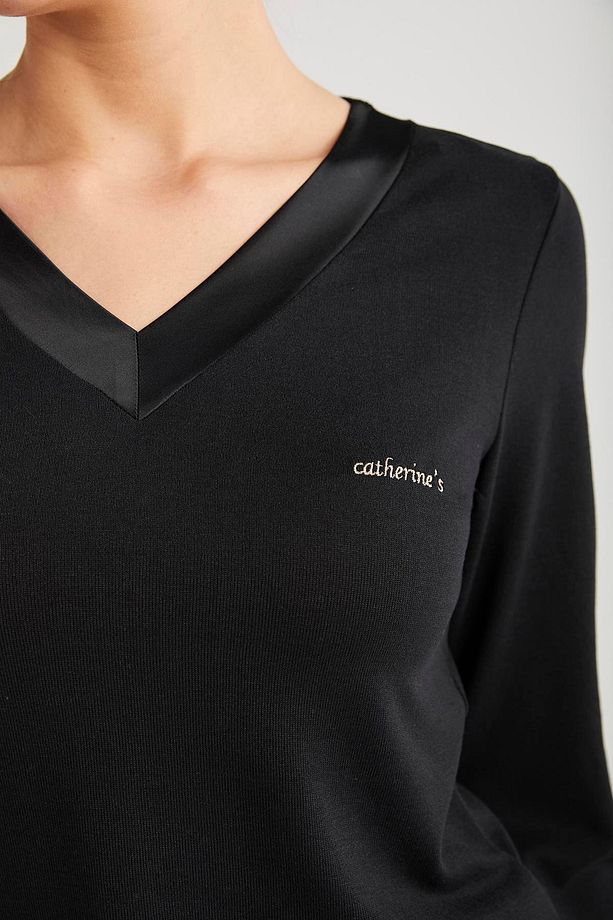 Yumuşak dokulu pijama takımı-2433 - 5