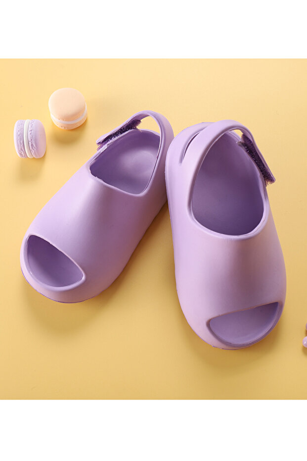 Classic Back Strap Sandals - Purple - 3