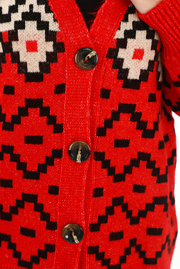 سترة محبوكة بأزرار - 6