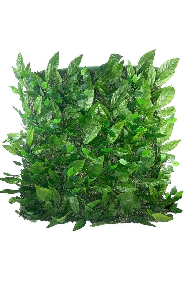 Yapay Çiçek Duvar Kaplama Yapay Duvar Çiçeği 1M2 100*100CM Panel Şimşir Yapay Çiçekli Duvar - 1