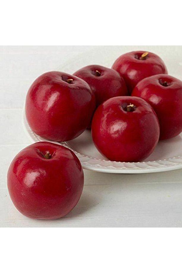 Yapay Kırmızı Elma 6 Lı Paket Yapay Meyve - 5