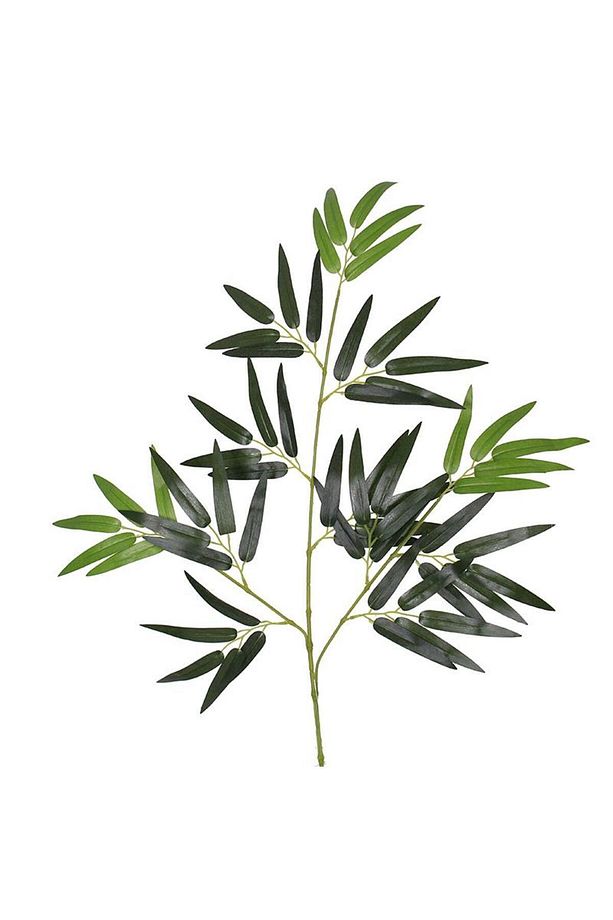 Yapay Çiçek Kumaş Bambu Yaprağı Ağaç Yaprağı - 1