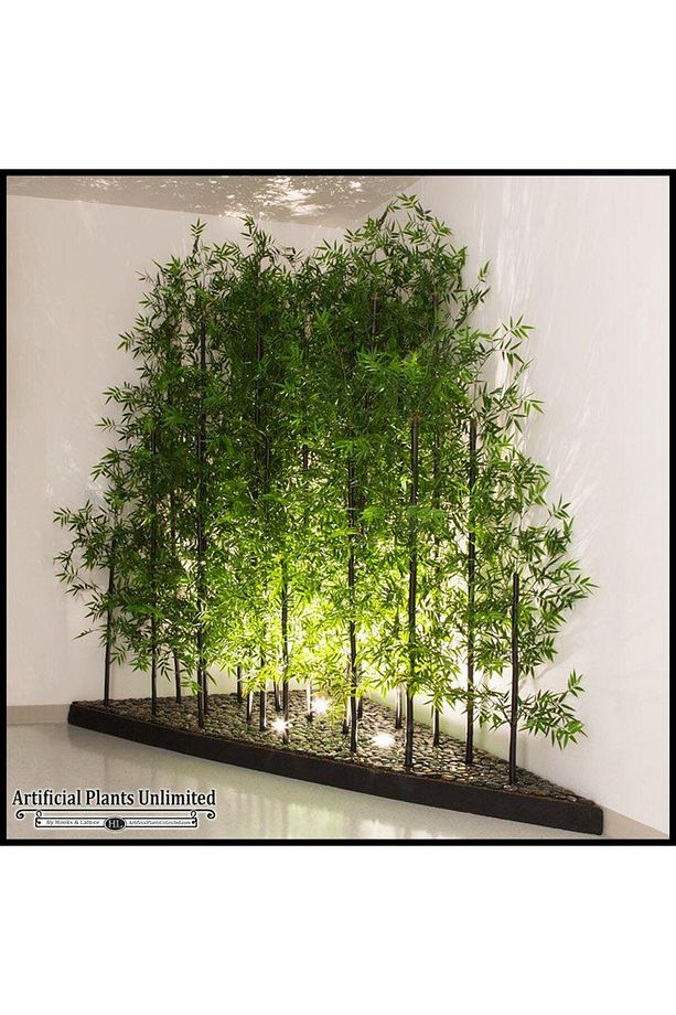 Yapay Bambu Sopası 14 Yapraklı 180cm Yapay Çiçek Bambu Duvarı - 4