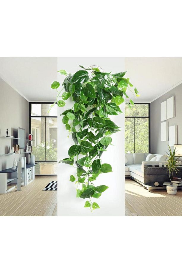 Sarkan Yeşil Yaprak Sarmaşık Yapay Çiçek 100x35cm Dev Bitki Sy1 - 8