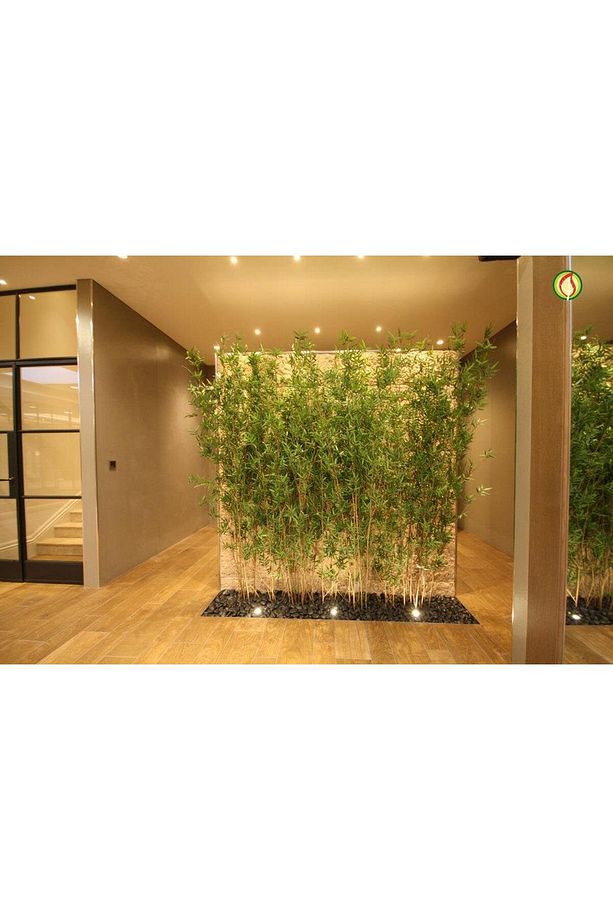 Yapay Bambu Sopası 12 Yapraklı 150cm Yapay Çiçek Bambu Duvarı - 2