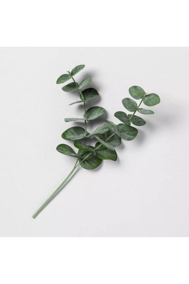 Yapay Çiçek Okaliptus Tek Dal 25cm Yeşil Aradal Garnitür Eucalyptus - 1
