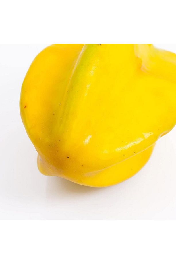 Yapay Meyve Carambole Star Fruit Yapay Yıldız Meyvesi Sarı 1adet - 2