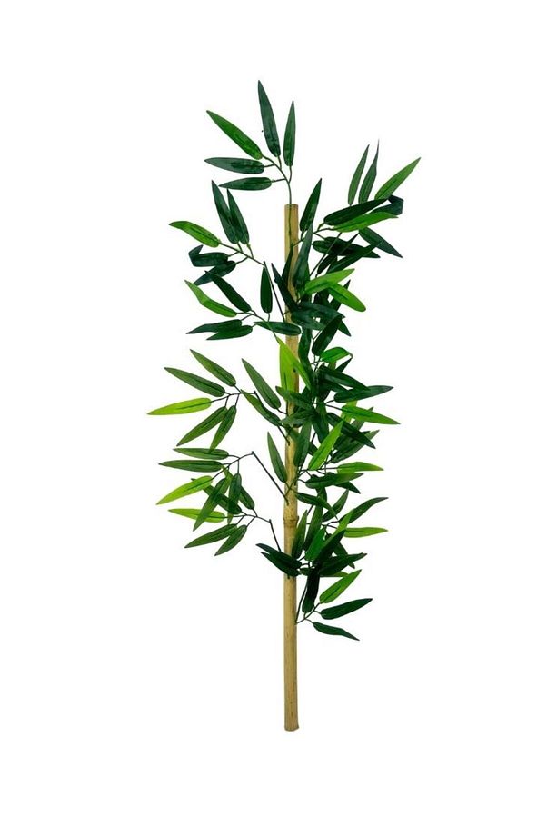 5li Set Yapay Bambu Sopası 10 Yapraklı 90cm Yapay Çiçek Bambu Duvarı Separatör Çiçeği Yapay Çiçek - 3