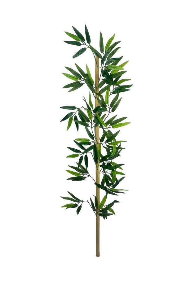 5li Set Yapay Bambu Sopası 12 Yapraklı 110cm Yapay Çiçek Bambu Duvarı Separatör Çiçeği Yapay Çiçek - 2