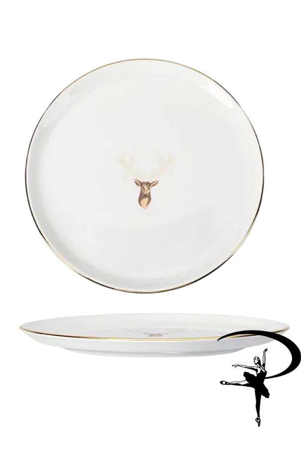 Ruby Jingle Düz Tabak 21cm - 1
