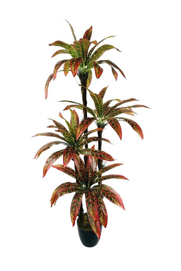 Yapay Ağaç Kroton Yukka 4katlı 72 Yaprak 160*65cm - 4