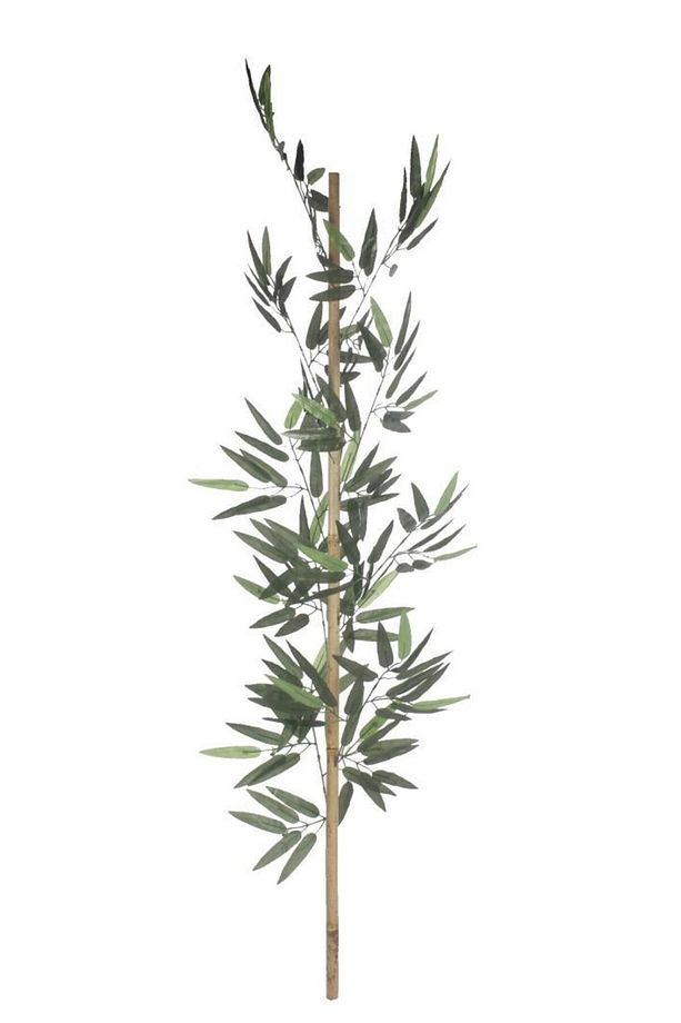 Yapay Bambu Sopası 14 Yapraklı 180cm Yapay Çiçek Bambu Duvarı - 1