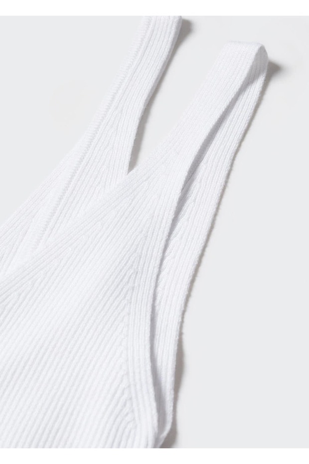 V yaka triko bluz - 5