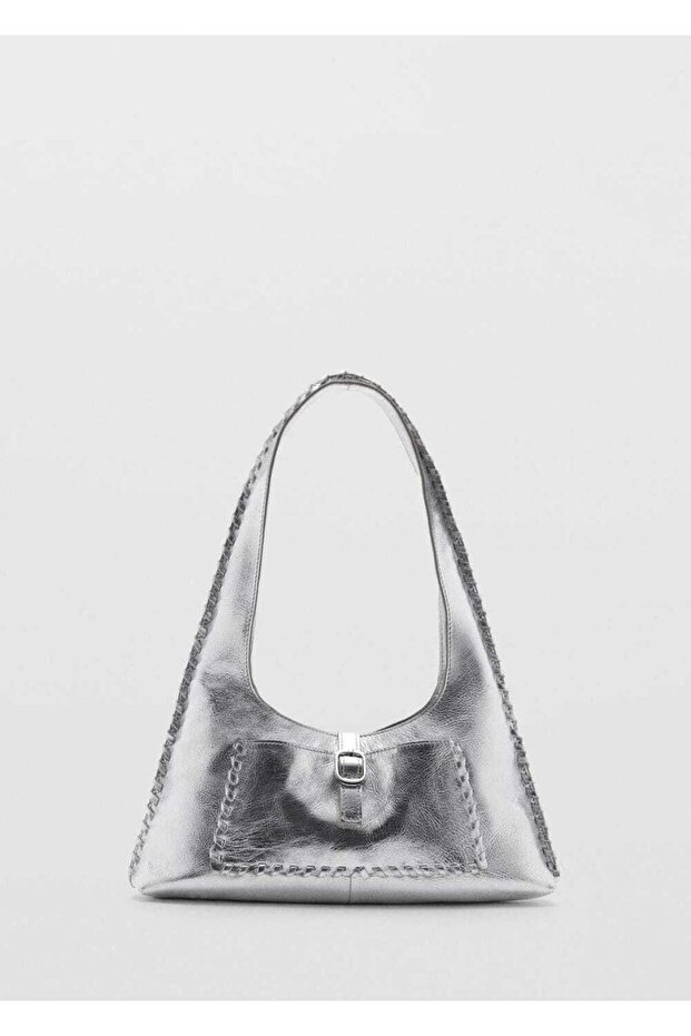 Deri metalik çanta - 2