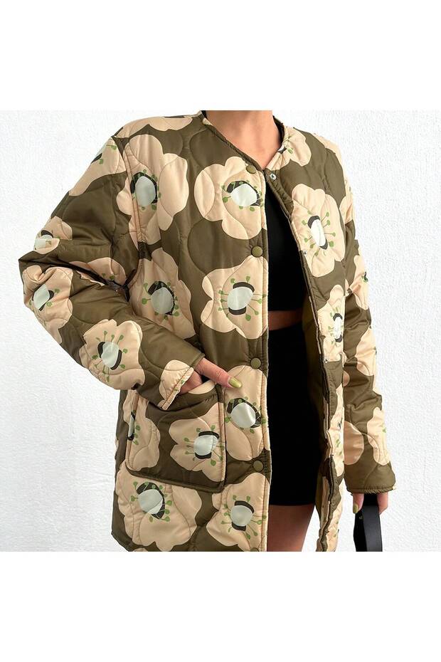 BASKILI GENİŞ KALIP KAPİTONE MONT - 1