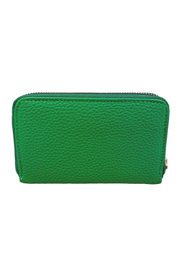 Yeşil orta boy cüzdan - 4