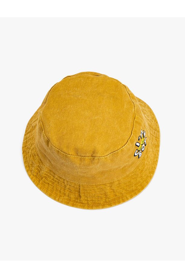 Bucket Şapka Işlemeli Pamuklu - 2