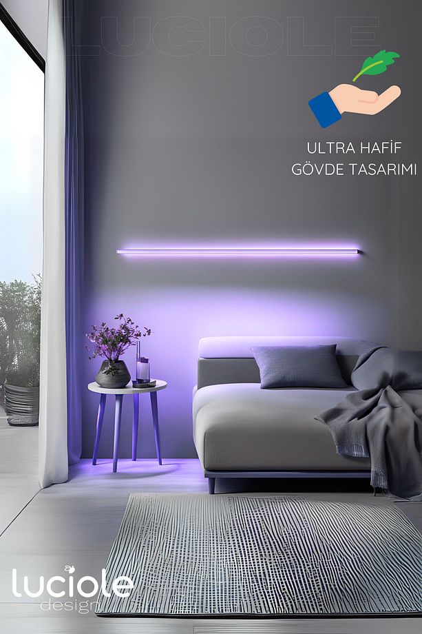 Rgb Tak Çalıştır Kumandalı Led Strip Tube lambader elite - 6