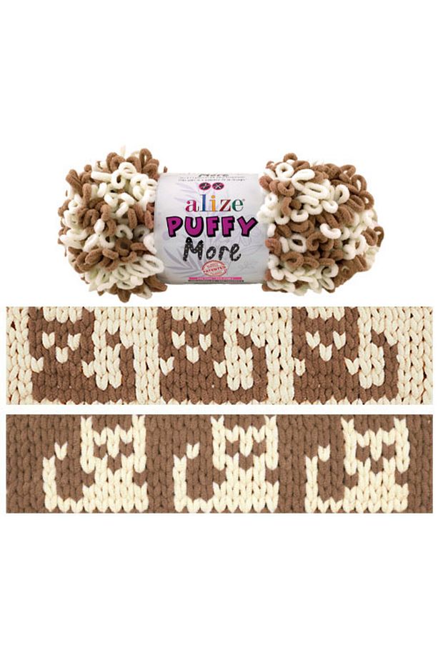 2 Adet Puffy More El Örgü İpliği (2 x 150 Gram) 6261 - 2