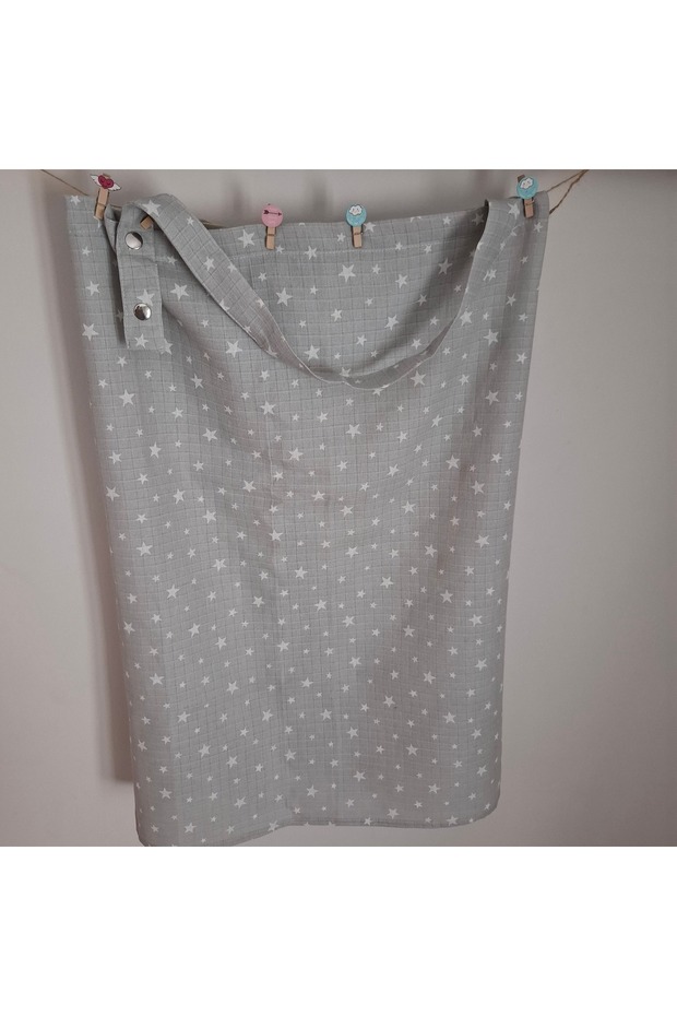 Muslin Nursing Cover (Oeko-Teks Certified 2 Layer Snap Adjustable)
