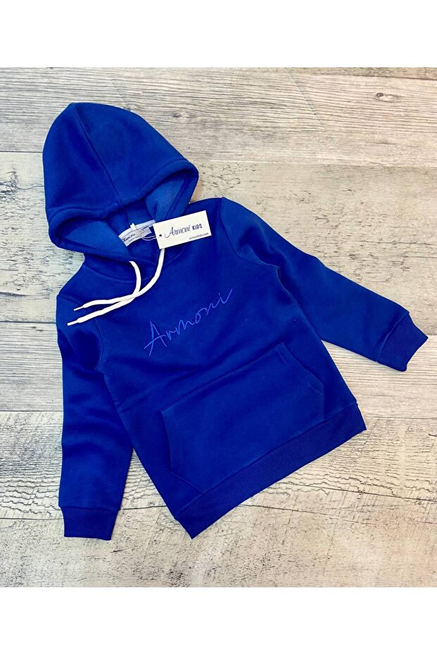 3 iplik Şardonlu Sweatshirt - 1