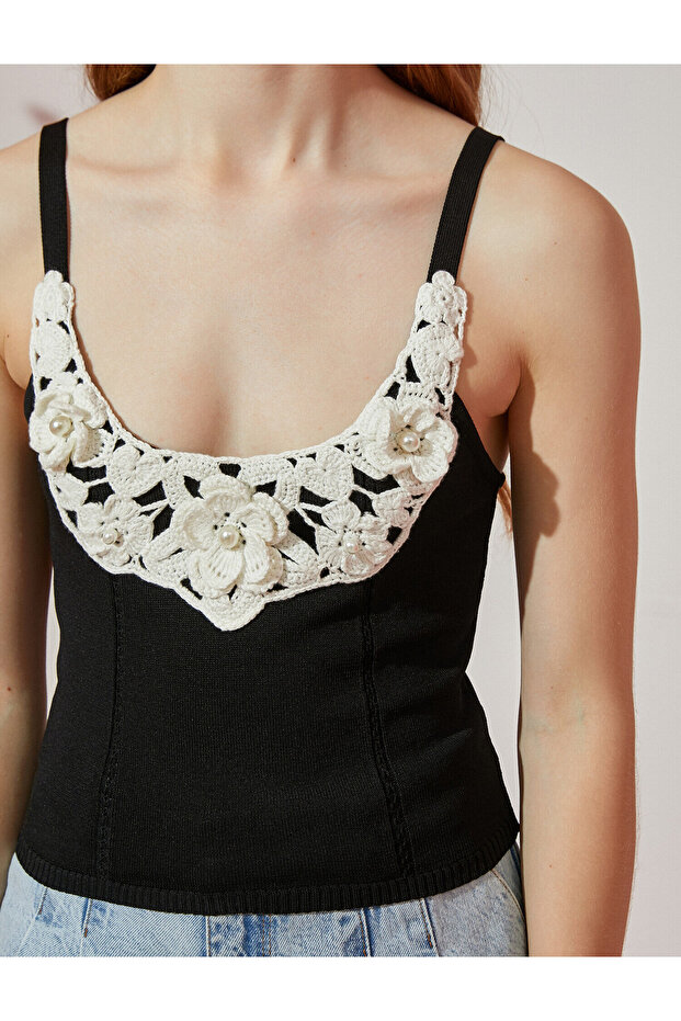 Knit Detailed Undershirt - 5