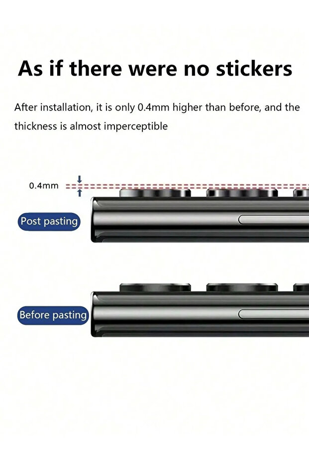 واقي عدسة مقوى من حجر الراين المعدني المتوافق مع Redmi Note 13 Pro 4G - 2