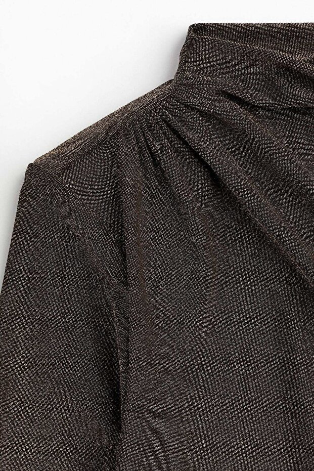 Shoulder-pad mini dress