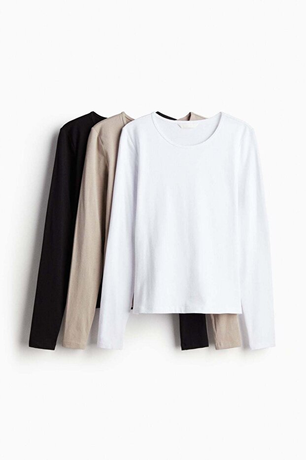3-pack jersey tops - 2