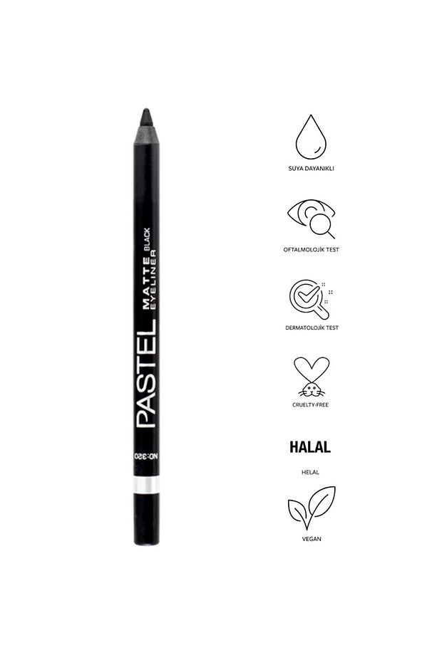 Matte Waterproof Long Lasting Eyeliner - Suya Dayanıklı Mat Eyeliner No 320 - 2