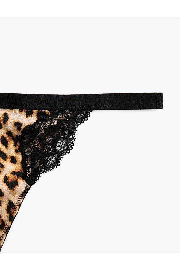 Leopar Desenli String Külot - 8