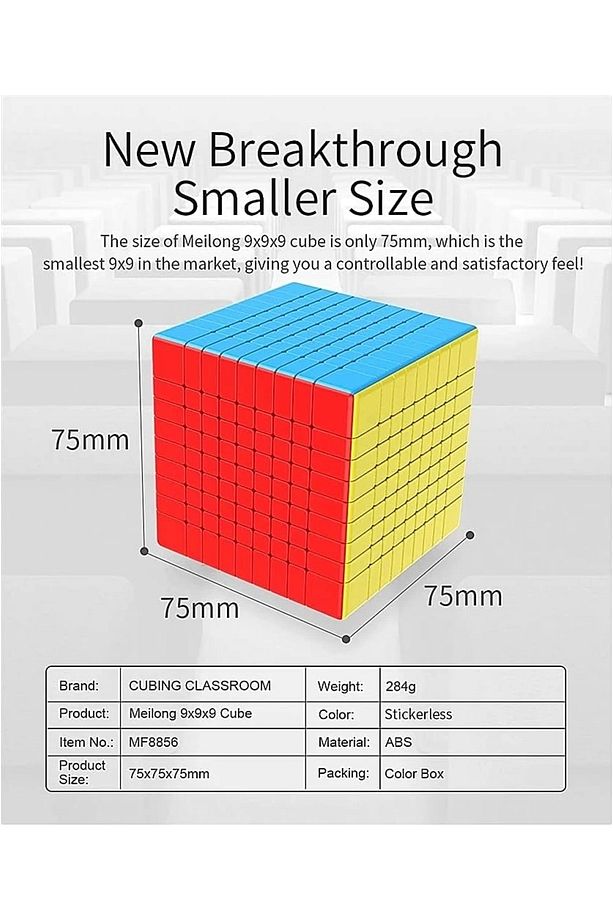 Orijinal Moyu Meilong 9x9 Küp - Moyu Speed Cube - Moyu 9x9 Zeka Küpü - Zeka Küpü - Rubik Küp - 5