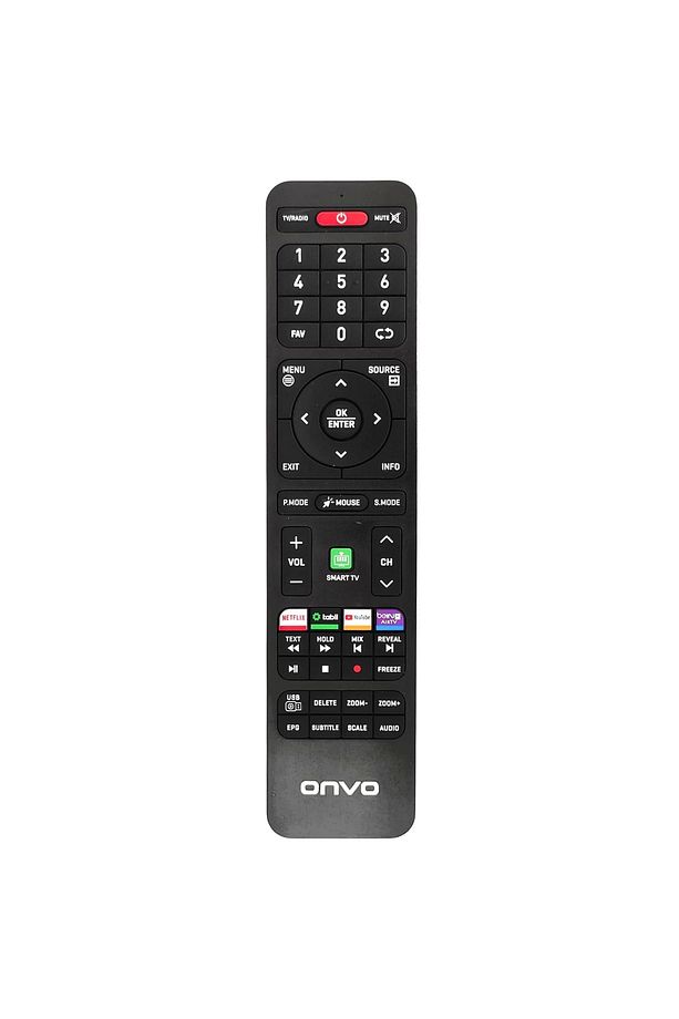 Lcd Led Kumanda Onvo Netflix Tabii Youtube Beın Connect Smart Tv Tuşlu - 1