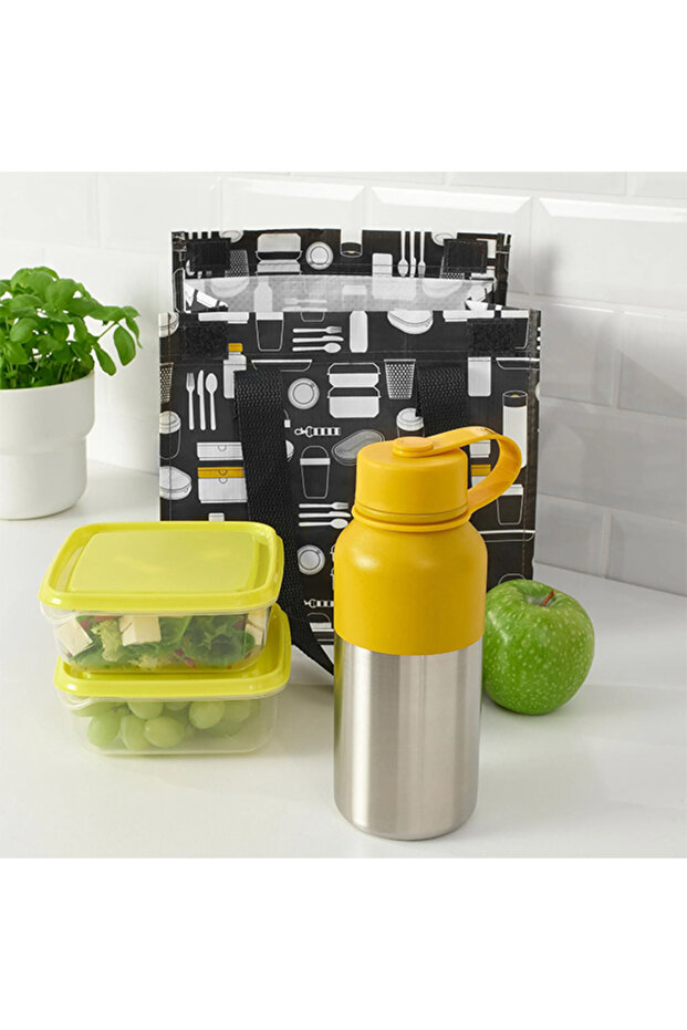 HETLEVRAD Termos, Paslanmaz Çelik-Sarı, 0,5 lt - 3