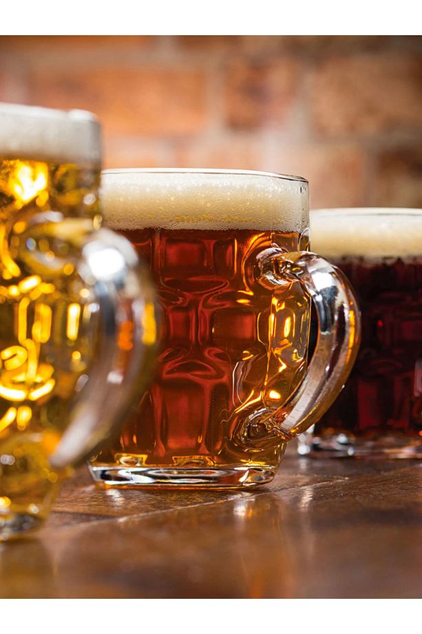 Arjantin Pub Bar 540 CC.24 Adet Kulplu Bira Bardağı. - 6