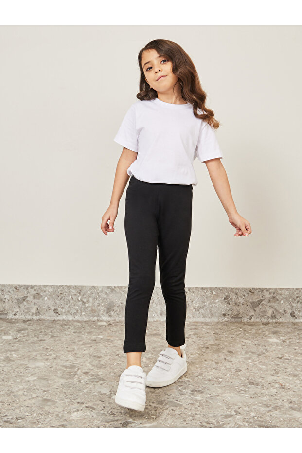 Solid High Rise Leggings - 1