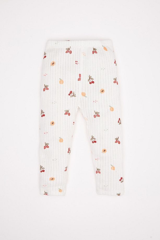 Kız Bebek Meyve Desenli Uzun Kollu Üst Uzun Alt Pijama Takımı D1809a524au - 2
