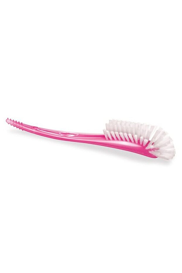 Bottle & Teat Brush – BPA-free – Pink – For All Bottles, Teats, Pumps, 0 Months