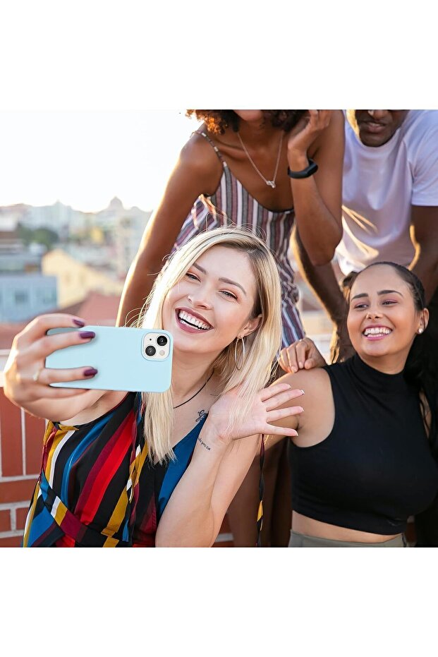 حافظة خلفية من الألياف الدقيقة ذات جودة عالية وحماية فائقة متوافقة مع هاتف iPhone 13/14 - 4