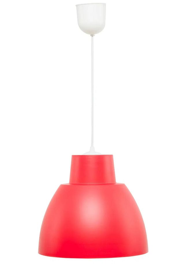 Sarkıt Lamba Avize Kablo Seti Dahil 29cm Kırmızı Tavan Lambası JB035 - 4