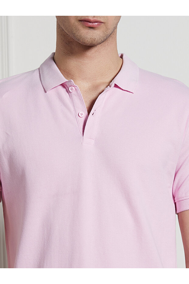 قميص بولو كاجوال سادة بقصّة عادية - 3