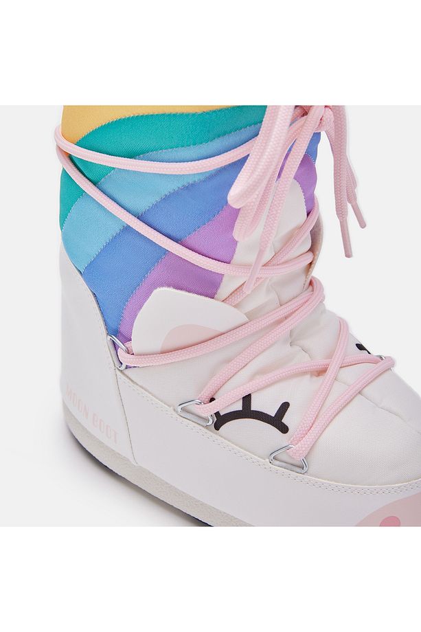 Kadın / Kız Bot (Kar) 80D3400270-AV20 Moon Boot Icon Unicorn White/Multicolor (23-26) - 4