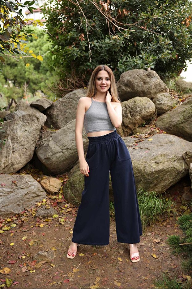 Women's 100% Cotton Spanish Leg Gabardine Trousers