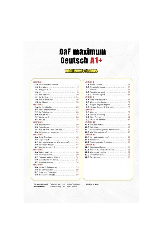 Maximum Deutsch A1+ Plus Ders Ve Çalışma Kitabı (almanca Eğitim Seti) - 2