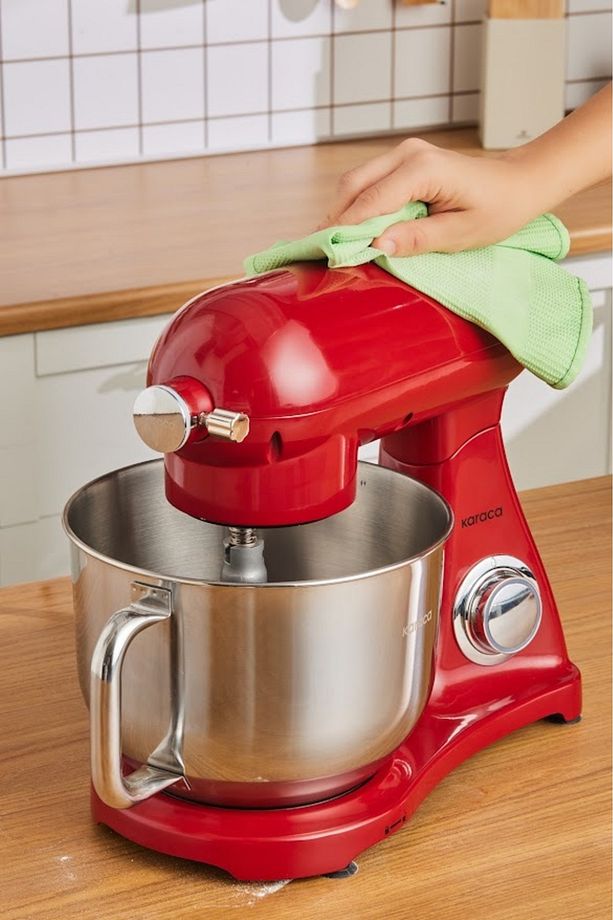 Powercast Chef Döküm Stand Mikser Rudolph Red Mutfak Şefi 1800W 6,2 Lt - 5