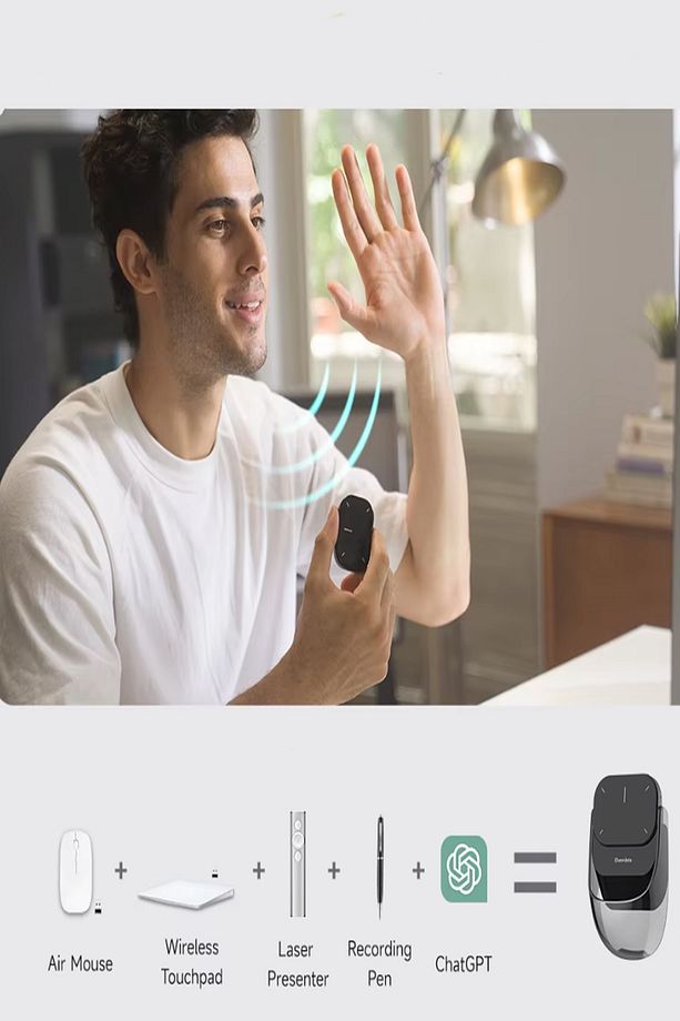lazer ve mouse bluetooth kablosuz sunum kalemi - 6